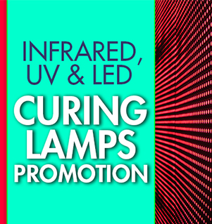 IR UV and LED curing lamps promotion
