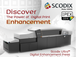 SCODIX TO EXHIBIT ULTRA DIGITAL ENHANCEMENT PRESS AT IPEX 2014
