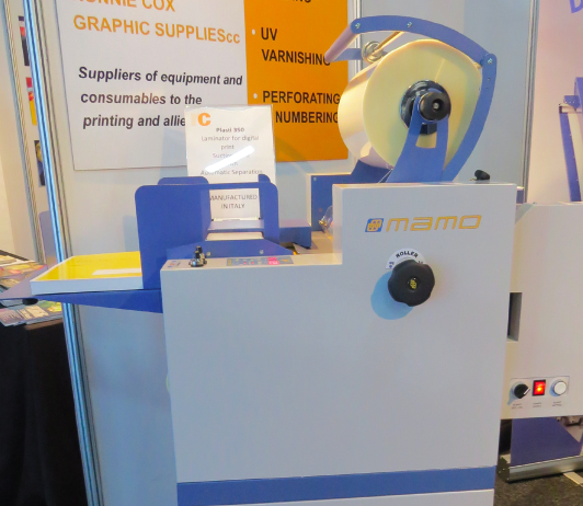 Ronnie Cox Launches Mamo Plasti 350 Laminator for Digital Printing At Africa Print