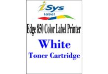 iSys Releases White Toner for Label Printers