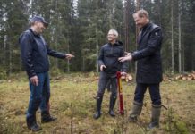 Apple’s Tim Cook plants trees at Iggesund, acknowledges Holmen’s climate-smart efforts