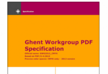 GHENT WORKGROUP ANNOUNCES NEW GWG2012 SPECIFICATION