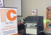 RONNIE COX SHOWCASES UV465SP VARNISH MACHINE AT AFRICA PRINT ROADSHOW