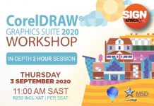 Sign Africa LIVE Presenting In-Depth CorelDRAW Workshop Series