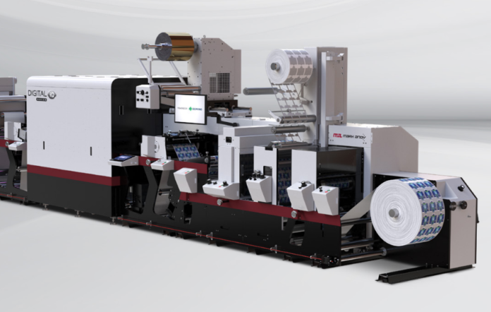 Digital Series iQ fully-integrated inkjet press. Mark Andy Introduces Fully-Integrated Inkjet Press