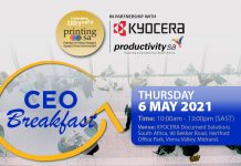 Join Printing SA’s Upcoming CEO Breakfast Join Printing SA’s Upcoming CEO Breakfast