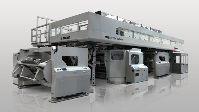 BOBST Master D 1000 Laminator BOBST Installs Lamination Solution