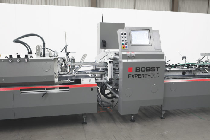 BOBST EXPERTFOLD 110 A2 folder-gluer Beswick Machinery Announces Folder-Gluer Installation