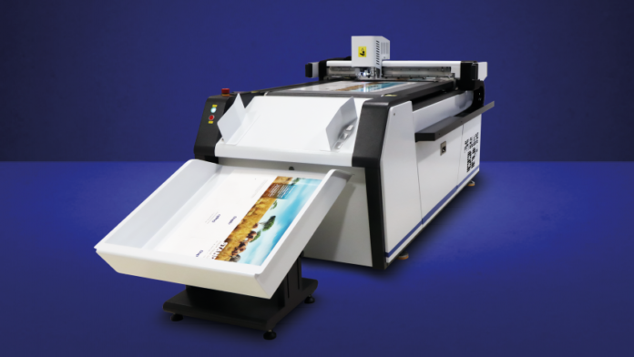 Duplo’s PFi Blade B2+ digital cutting table Duplo Flatbed Cutting Solutions Feature Numerous Applications
