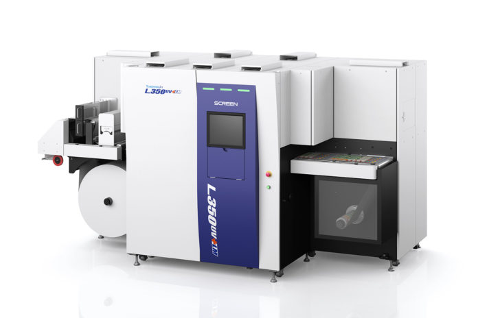 SCREEN L350+ LM digital printer Label Specialist Chooses Screen Solution