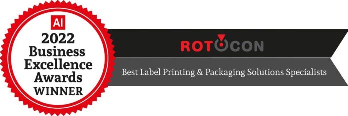 ROTOCON Honoured As Label Printing And Packaging Solutions Specialists