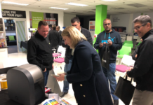 Kemtek Demonstrates Label And Sign Printer At Launch Event Kemtek Demonstrates Label And Sign Printer At Launch Event