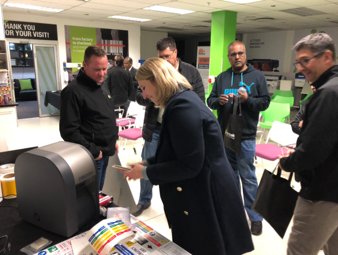 Kemtek Demonstrates Label And Sign Printer At Launch Event