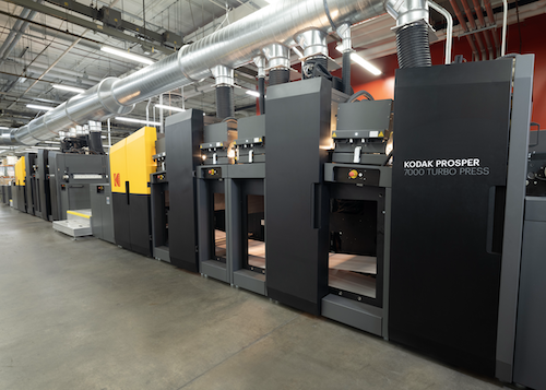 KODAK PROSPER 7000 Turbo Press KODAK Announces First Customer Of New Inkjet Web Press