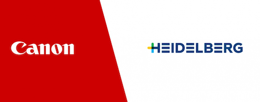 Canon And HEIDELBERG Announce Sheetfed Inkjet Printing Global Co-Operation During Drupa Canon And Heidleberg Sheetfed Inkjet Printing Global Co-Operation Announced During Drupa