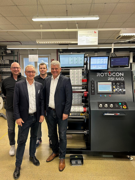 ROTOCON Europe Announces Label Slitter:Rewinder Installation ROTOCON Europe Announces Label Slitter:Rewinder Installation