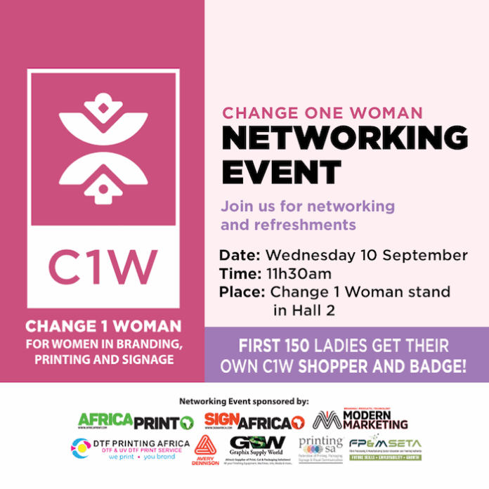 Be Inspired At The Free C1W Joburg Networking Event For Women In Print, Branding And Signage Be Inspired At The Free C1W Joburg Networking Event For Women In Print, Branding And Signage