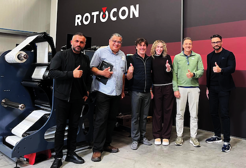 ROTOCON Installs Flexo Press And Finishing Machine ROTOCON Installs Flexo Press And Finishing Machine